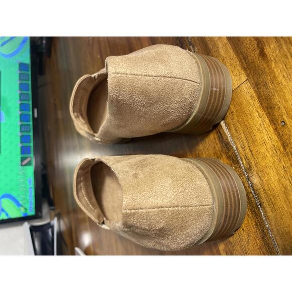 LifeStride Suede Shoes Women's 9 Tan Loafers Comfort EUC - Picture 4 of 7